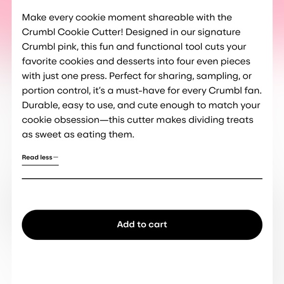 Crumbl cookie cutter merch - Picture 5 of 5